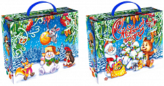 Чемоданчик Дед Мороз и медвежонок